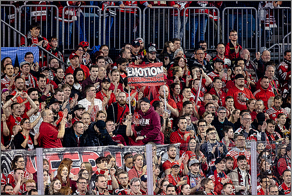 PENNY DEL Viertelfinale Spiel 6;  Koelner Haie - Adler Mannheim; Koeln, 26.03.2023